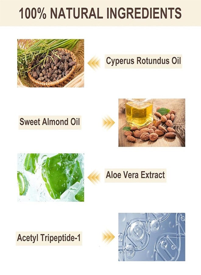 MULPG 2 PCS Cyperus Rotundus Oil,Cyperus Rotundus Oil for Hair Removal,Reduces Unwanted Body Hair Growth,Moisturize Smooth Skin for All Skin Types for Women & Man (2.02 fl.oz) - Image 4
